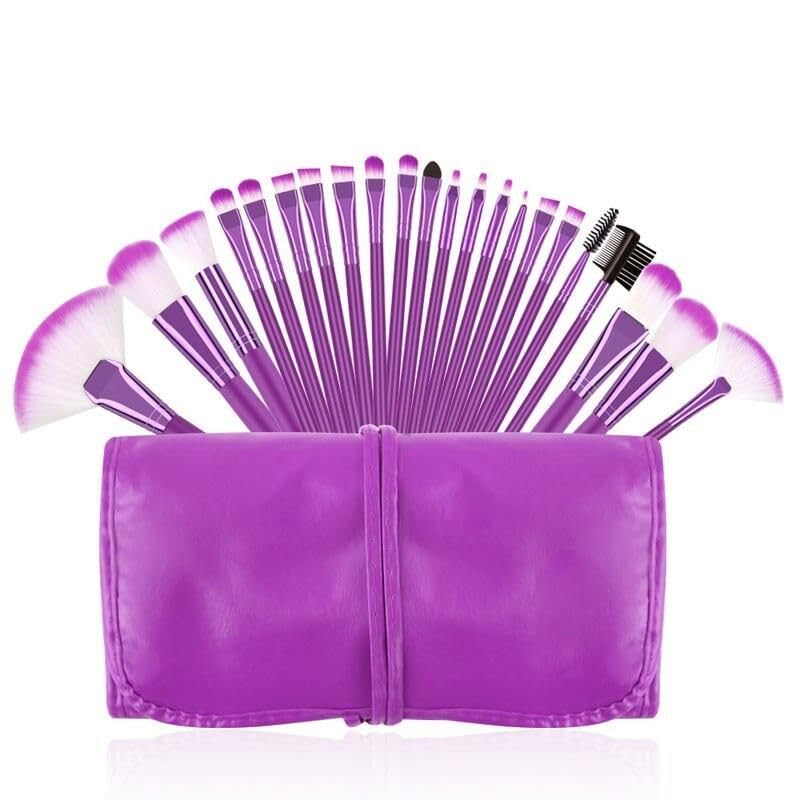 22-Piece Premium Makeup Brush Set with Cosmetic Bag
