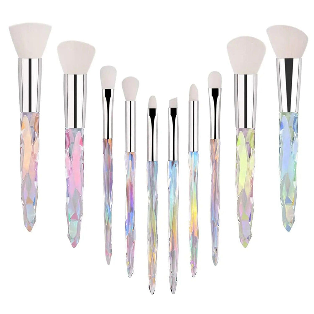 10-Piece Professional Makeup Brush Set