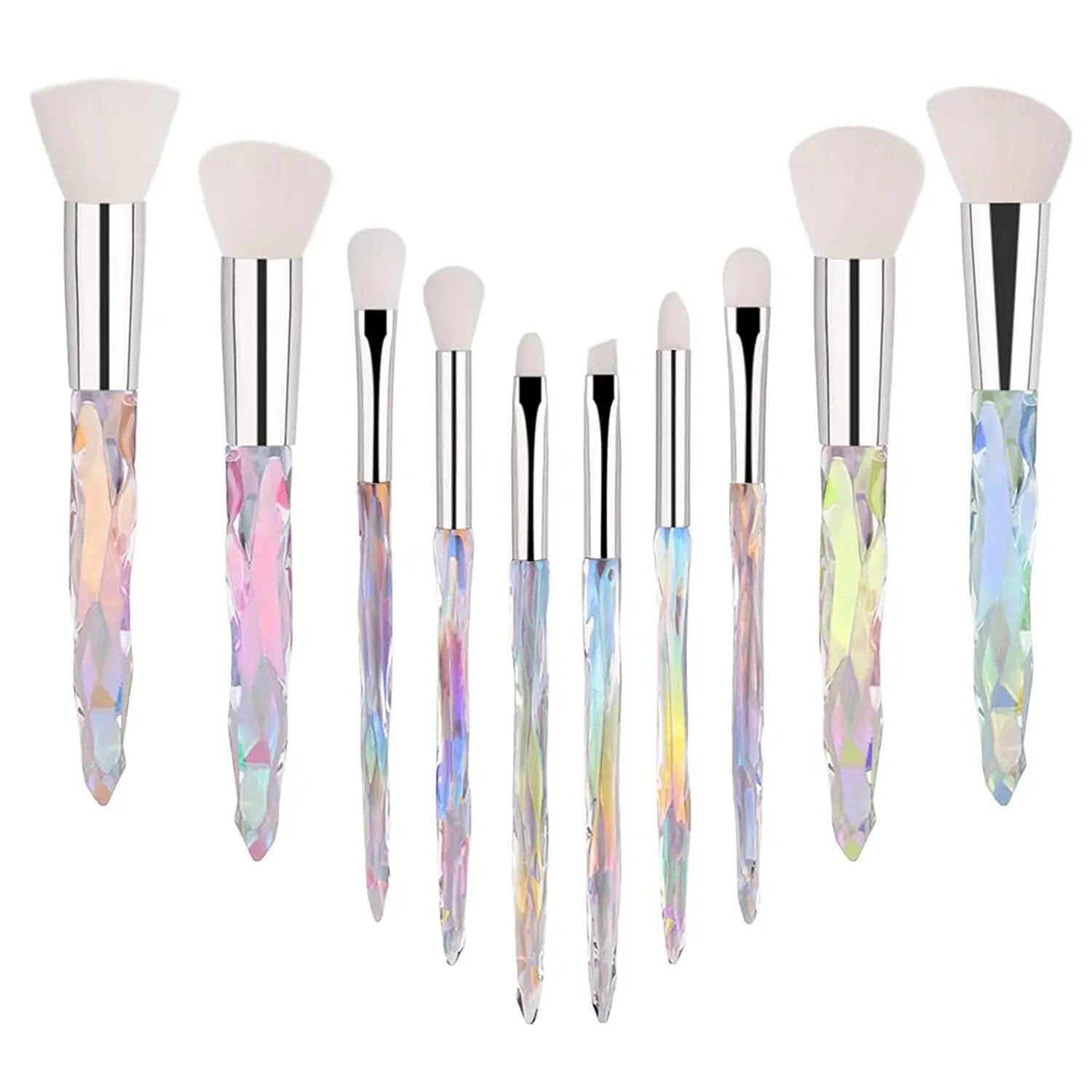 10-Piece Professional Makeup Brush Set