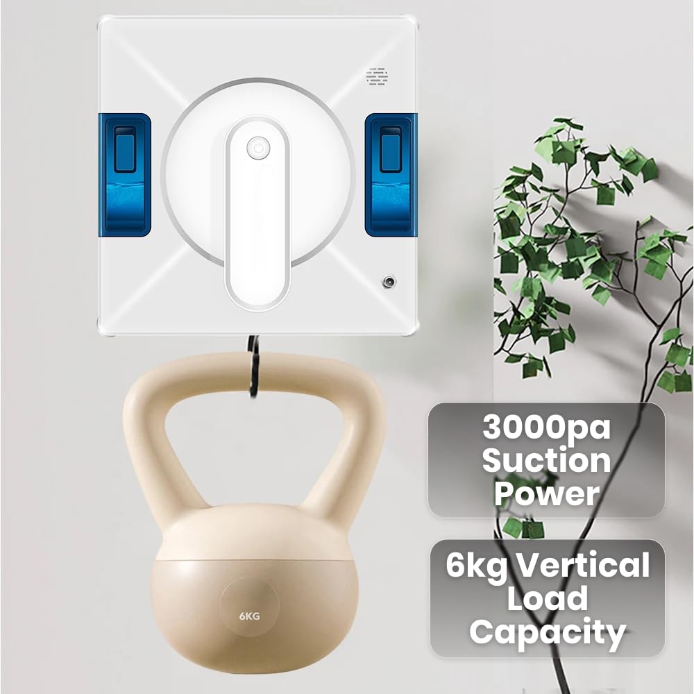 Intelligent Window Cleaning Robot with Built-in Dual Water Spray