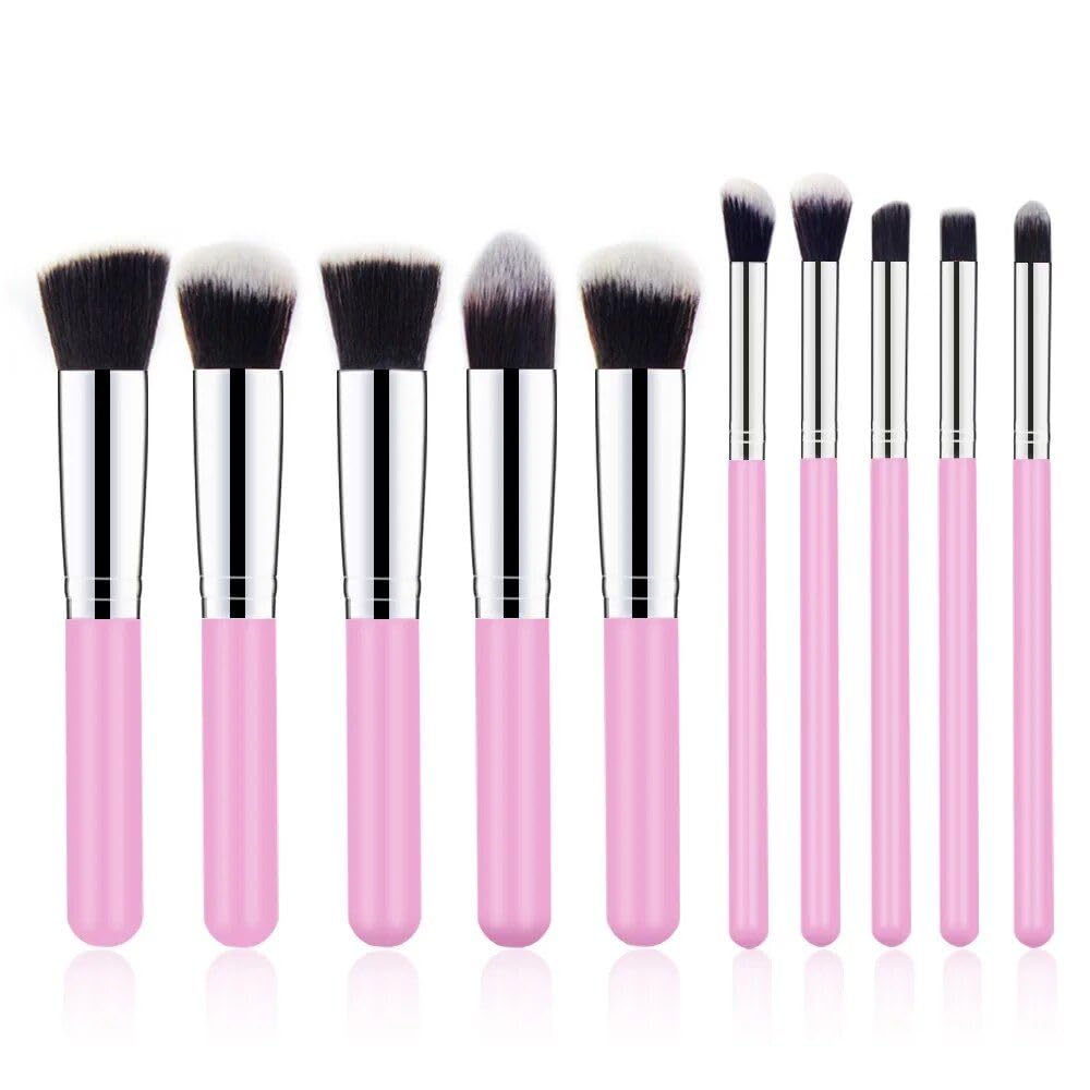 10-Piece Premium Makeup Brush Set