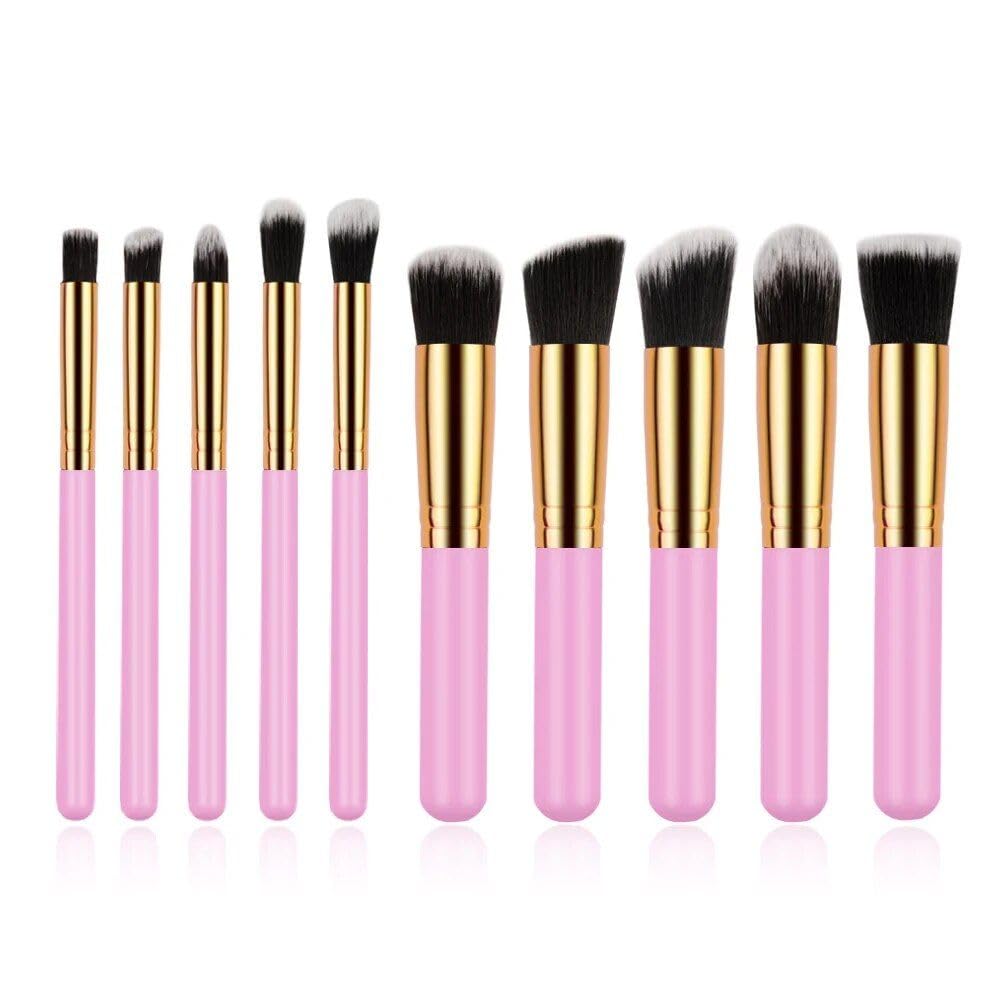 10-Piece Premium Makeup Brush Set