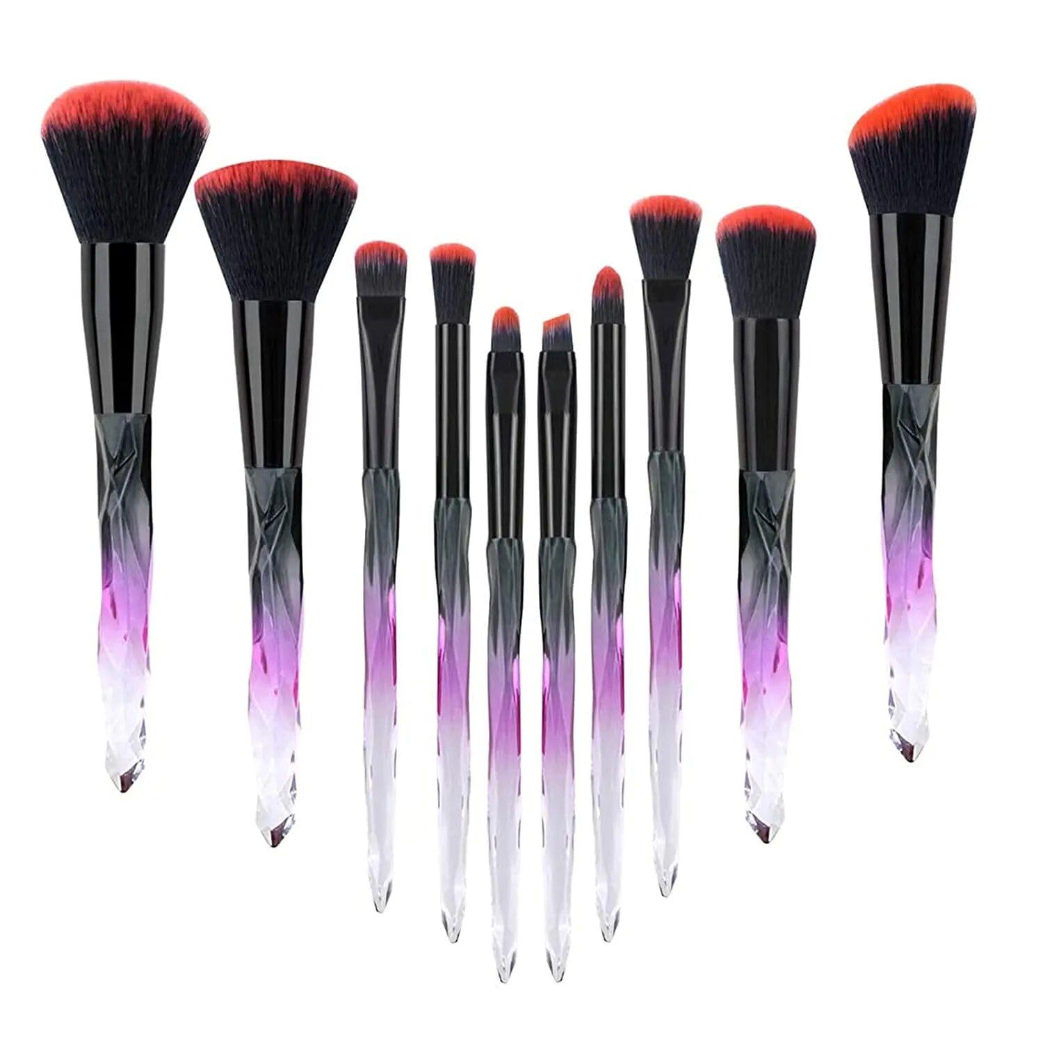 10-Piece Professional Makeup Brush Set