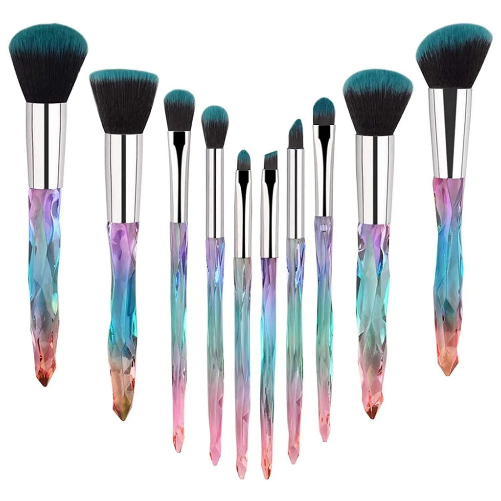 10-Piece Professional Makeup Brush Set