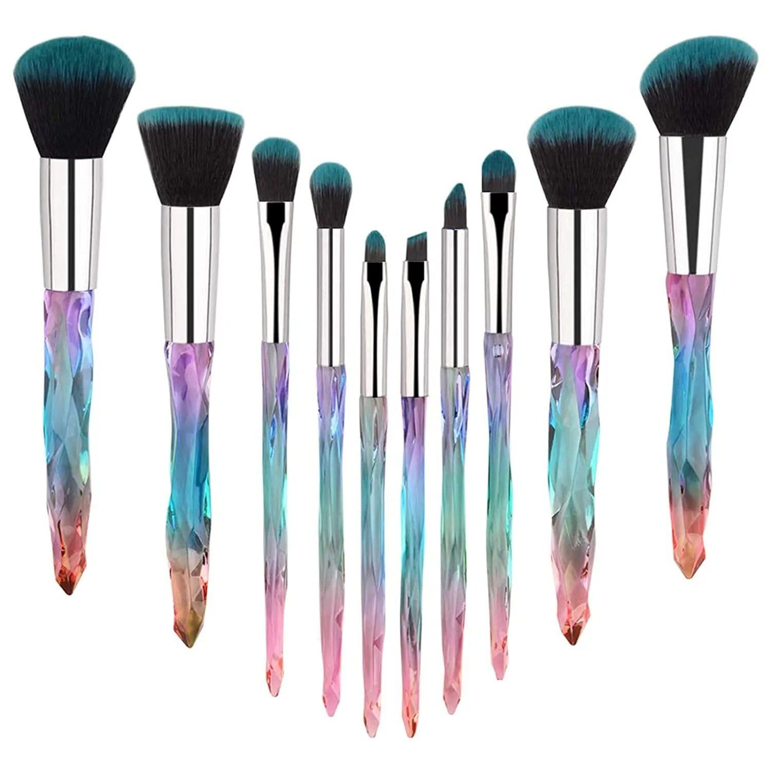 10-Piece Professional Makeup Brush Set