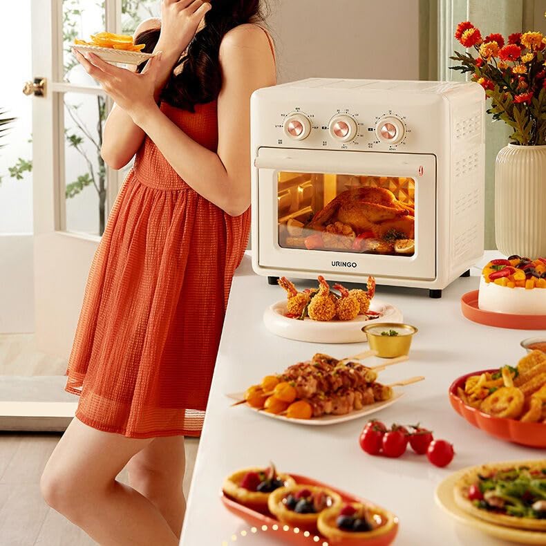 compact 2-in-1 electric air fryer oven