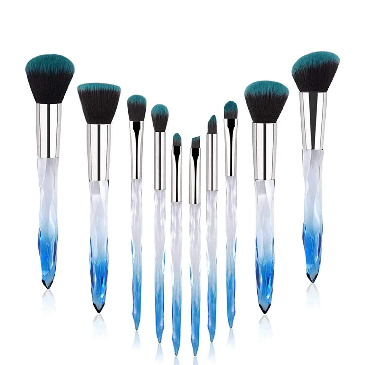 10-Piece Professional Makeup Brush Set