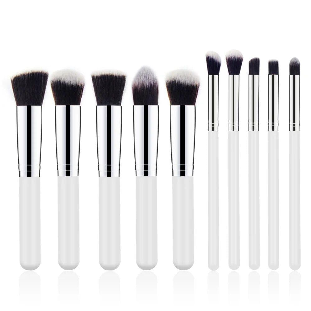 10-Piece Premium Makeup Brush Set