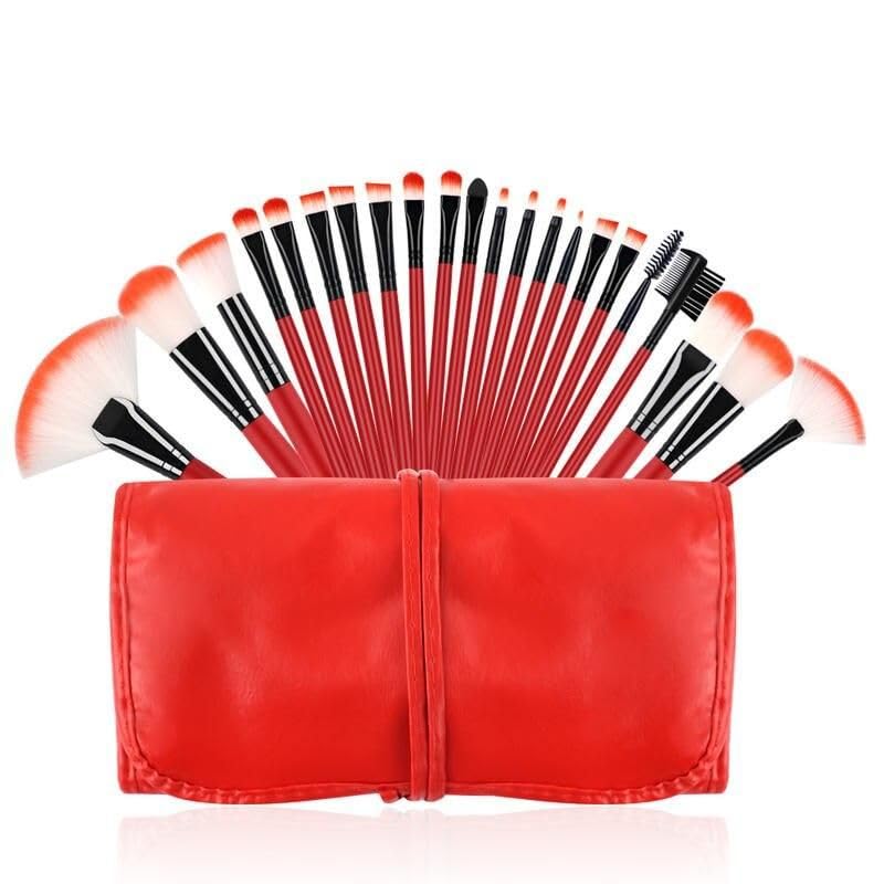 22-Piece Premium Makeup Brush Set with Cosmetic Bag